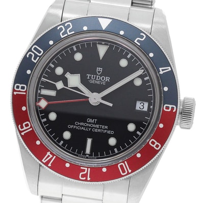 チュードル ブラックベイ GMT デイト 79830RB メンズ 【中古】