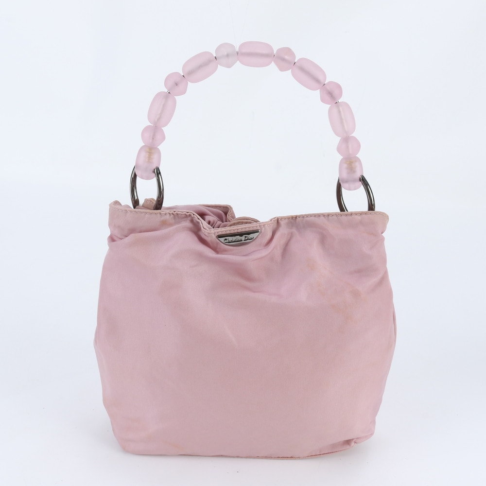 クリスチャンディオール マリスパール ナイロンハンドバッグ