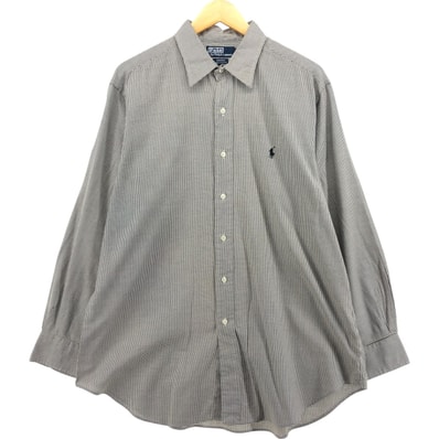 古着 ラルフローレン Ralph Lauren POLO by Ralph Lauren ANDREW 長袖 コットンチェックシャツ メンズL相当/eaa566961