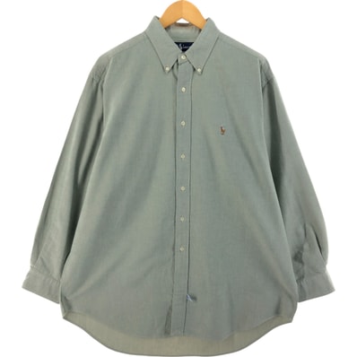 古着 ラルフローレン Ralph Lauren YARMOUTH 長袖 ボタンダウンシャツ メンズXL相当/eaa526278
