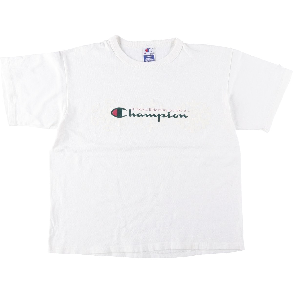 古着 90年代 チャンピオン Champion AUTHENTIC ATHLETIC APPAREL ロゴプリントTシャツ USA製 メンズL相当 ヴィンテージ/eaa645050