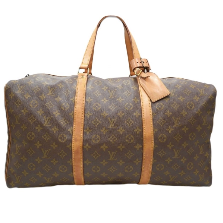 LOUIS VUITTON(ルイヴィトン)キーポル50 ヴィンテージ ボストンバッグ 旅行バッグ モノグラムキャンバス ブラウン レディース メンズ M41426【中古】