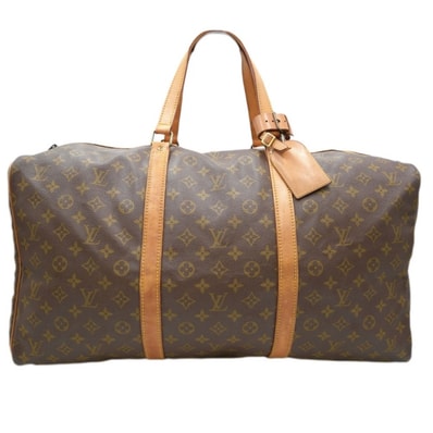 LOUIS VUITTON(ルイヴィトン)キーポル50 ヴィンテージ ボストンバッグ 旅行バッグ モノグラムキャンバス ブラウン レディース メンズ M41426【中古】