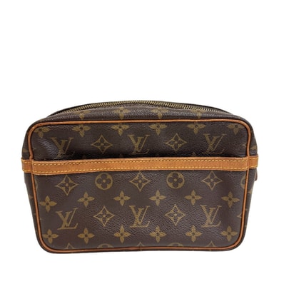 ルイヴィトン LOUIS VUITTON セカンドバッグ モノグラム コンピエーニュ23 クラッチバッグ クラッチバッグ ポーチ ヴィンテージ M51847 ブラウン