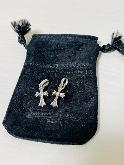 Chrome Hearts CH Cross Baby Fat Charm "Silver"