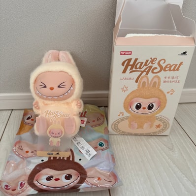 POP MART THE MONSTERS (LABUBU) Have a Seat Plush Series SISI