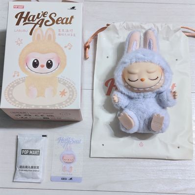 POP MART THE MONSTERS (LABUBU) Have a Seat Plush Series ZIZI