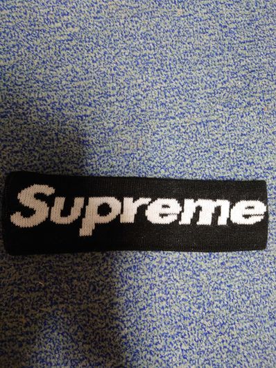 Supreme / New Era® Big Logo Headband "Black"