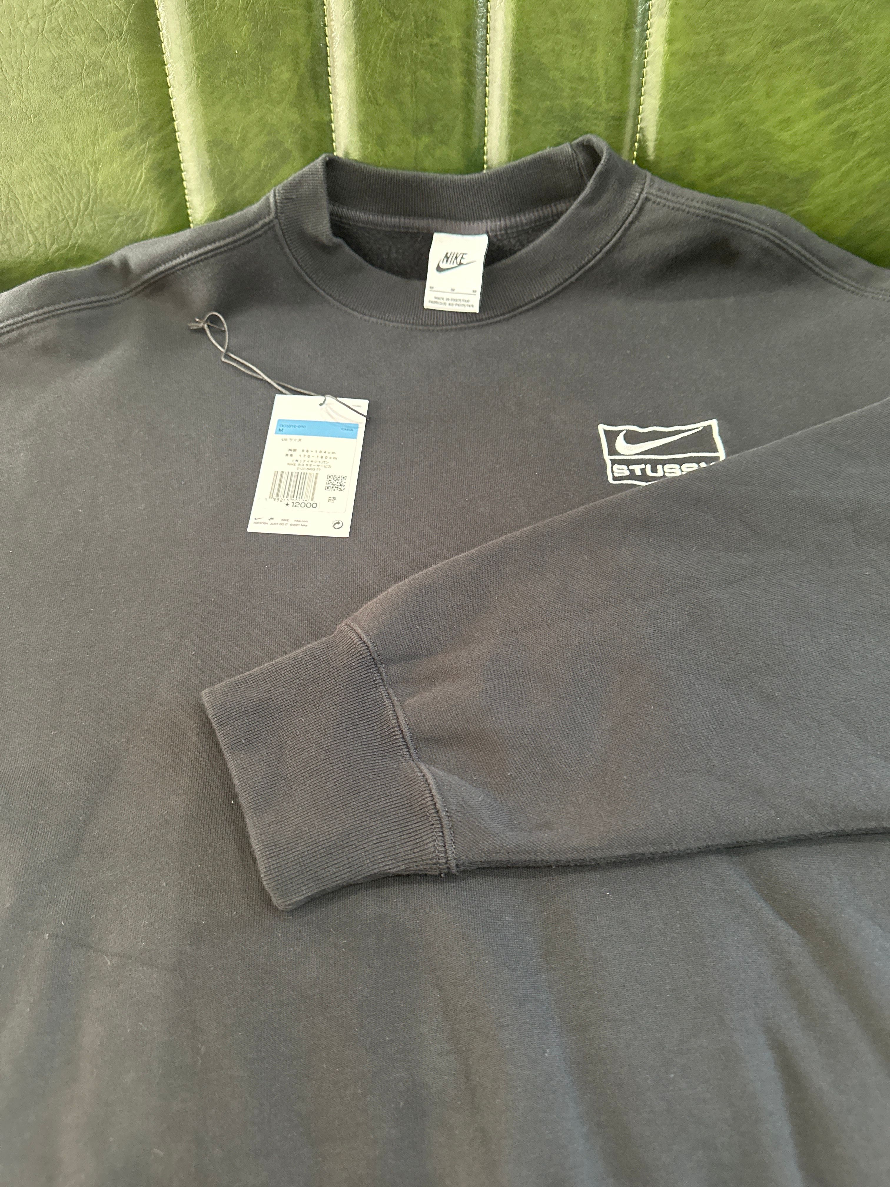 Stussy x Nike Wash Crew (US Size) "Black" DO5310-010