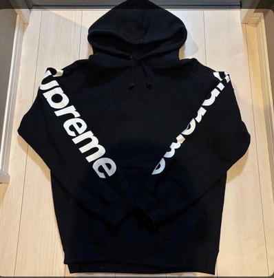 Supreme Sideline Hooded Sweatshirt "Black"