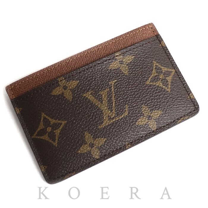 LOUIS VUITTON ルイ・ヴィトン ポルトカルト サーンプル カードケース モノグラム M61733 CA0136 ユニセックス【中古】