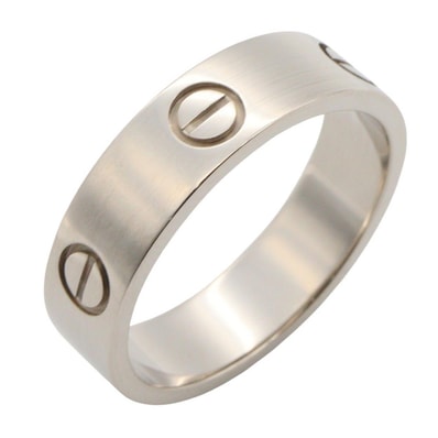 カルティエ CARTIER ラブリング リング・指輪 ジュエリー K18WG(ホワイトゴールド) メンズ レディース シルバー系 B4084700 【中古】