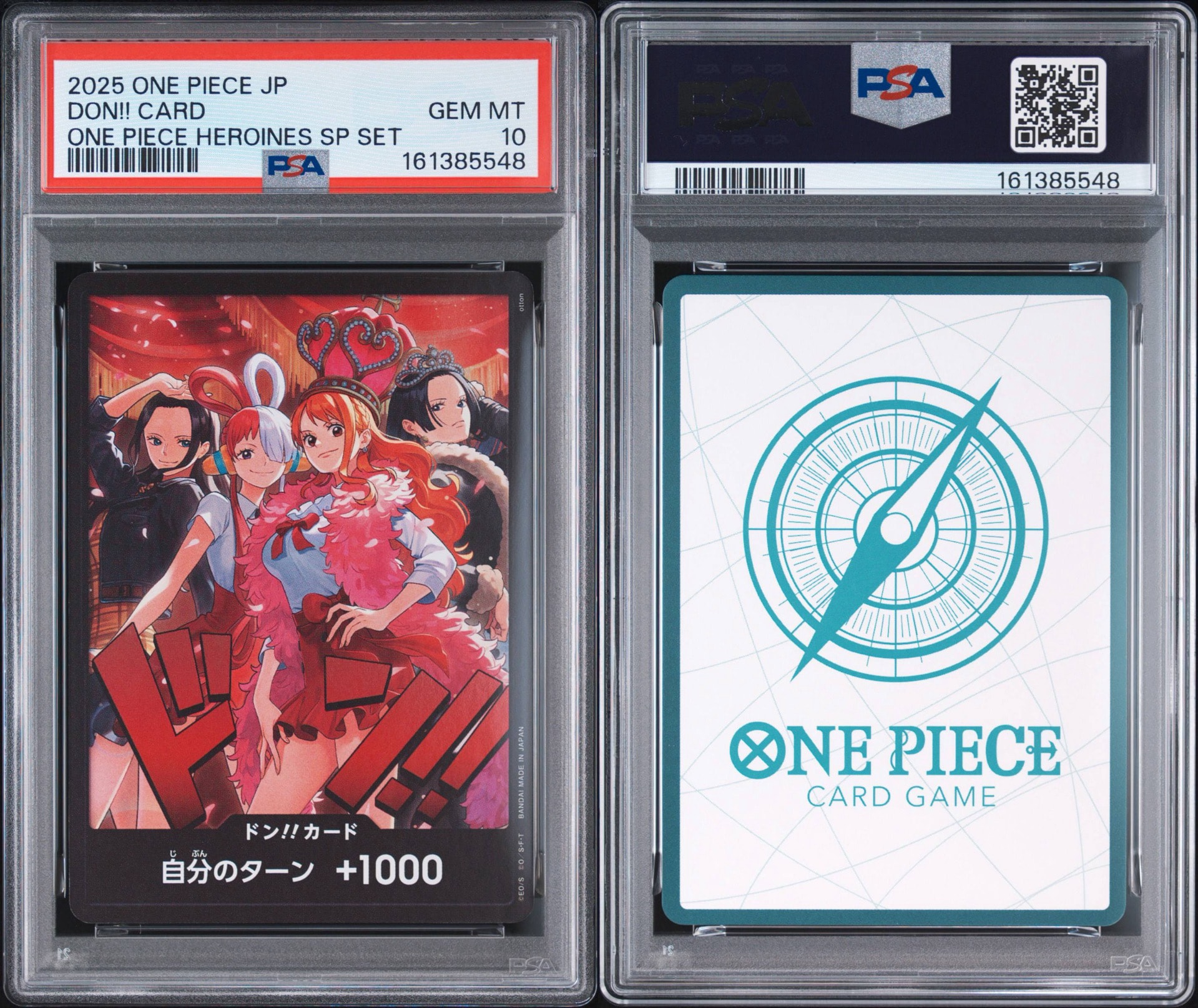 PSA10】ドン!!カード : ロビン&ウタ&ナミ&ハンコック [開封済