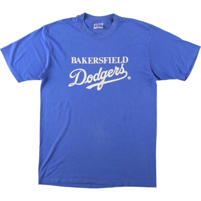 古着 80年代 ヘインズ Hanes BAKERSFIELD DODGERS ベーカーズフィールドドジャース スポーツプリントTシャツ メンズL相当 ヴィンテージ/eaa626866