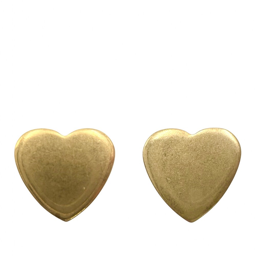 BALENCIAGA バレンシアガ ピアス ハート アクセサリー 小物    ゴールド レディース 約18.4g【中古品】