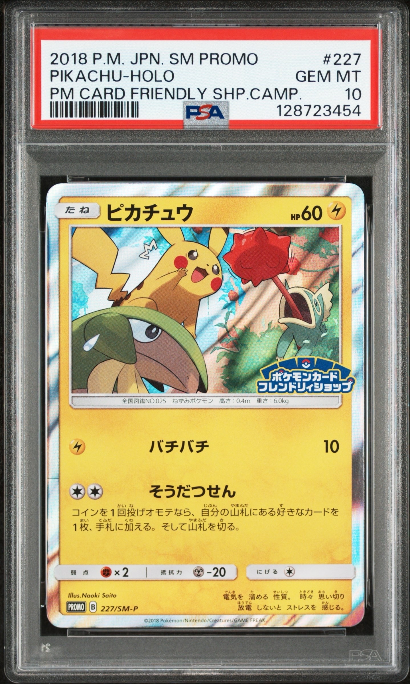 ピカチュウ P [SM-P 227](プロモーションカード「ポケモンカードフレンドリィショップ限定キャンペーン」)