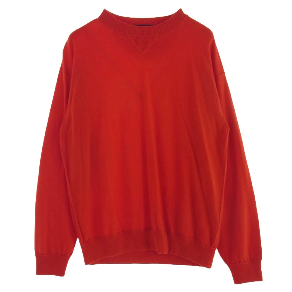 LOUIS VUITTON ルイ・ヴィトン ニット 19SS RM191Q JZE HGN62W インサイドアウト カシミヤ クルーネック ニット セーター レッド レッド系 L【中古】