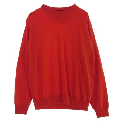 LOUIS VUITTON ルイ・ヴィトン ニット 19SS RM191Q JZE HGN62W インサイドアウト カシミヤ クルーネック ニット セーター レッド レッド系 L【中古】