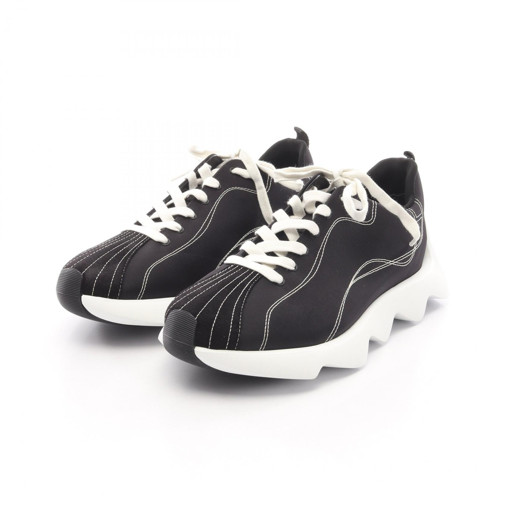 エルメス HERMES アンヴォル スニーカー 靴 スウェード ファブリック メンズ ブラック系 【中古】