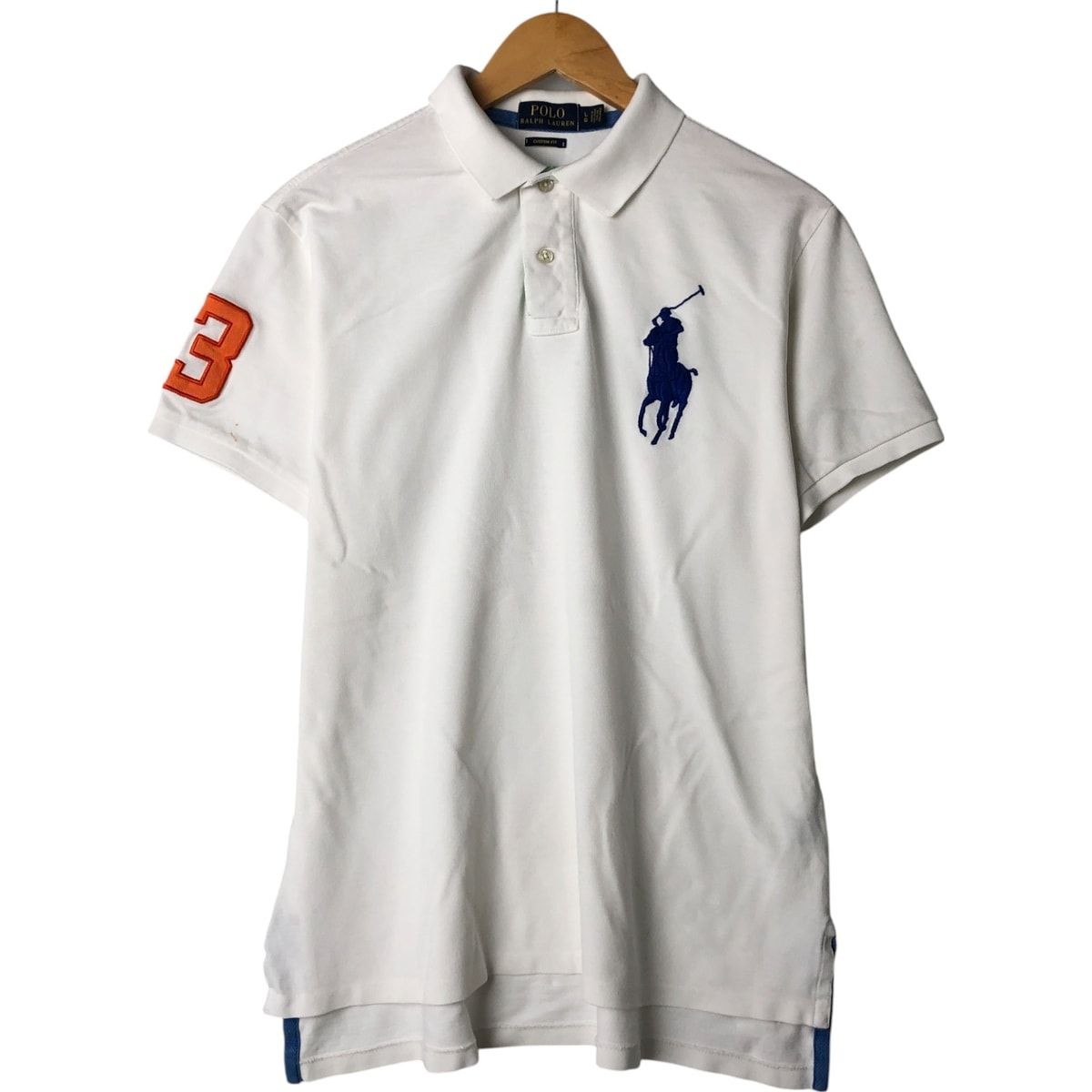 古着 ラルフローレン Ralph Lauren POLO RALPH LAUREN CUSTOM FIT ビッグポニー 半袖 ポロシャツ メンズL相当/eaa565076