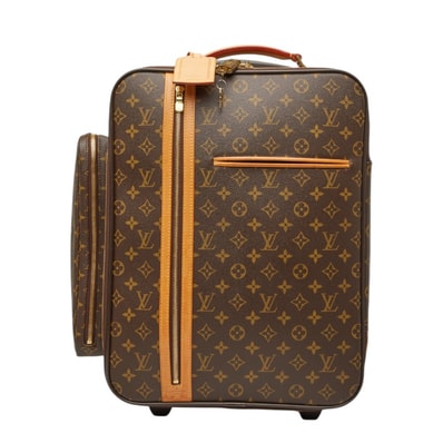ルイ ヴィトン モノグラム トロリー50 ボスフォール キャリーバッグ スーツケース M23259 ブラウン PVC レザー レディース LOUIS VUITTON 【中古】