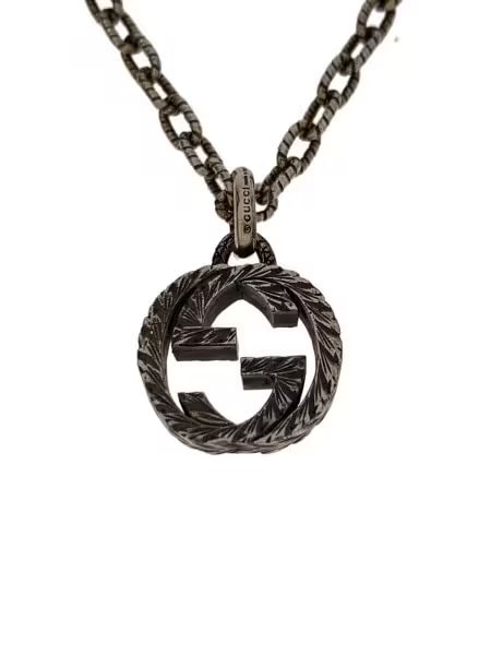 GUCCI Interlocking G Pendant Necklace