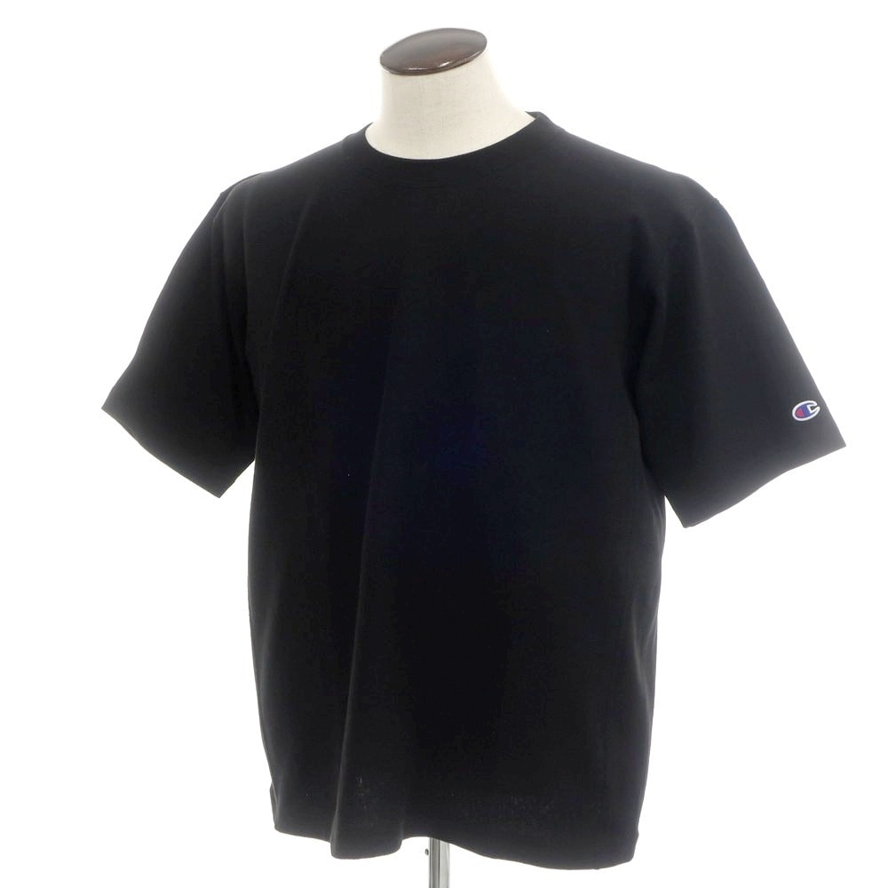 【中古】【未使用】チャンピオン Champion URBAN RESEARCH別注 2025年春夏 コットン クルーネック 半袖Tシャツ ブラック【サイズL】【メンズ】