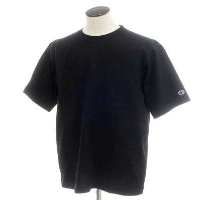 【中古】【未使用】チャンピオン Champion URBAN RESEARCH別注 2025年春夏 コットン クルーネック 半袖Tシャツ ブラック【サイズL】【メンズ】