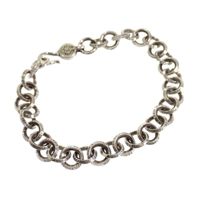 クロムハーツ CHROME HEARTS シングルBリングブレス ブレスレット シルバー925 メンズ【中古】【ABランク】