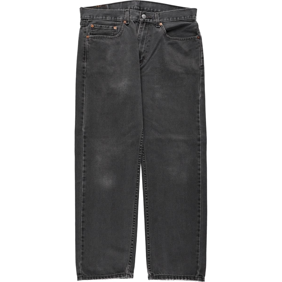古着 リーバイス Levi's 00505-0260 ブラックデニム テーパードデニムパンツ メンズw35相当/eaa666048