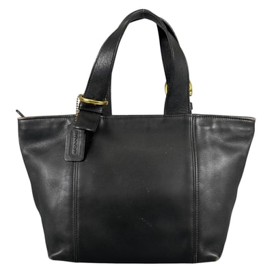 COACH コーチ ハンドバッグ レザー ブラック レディース オールドコーチ【中古】
