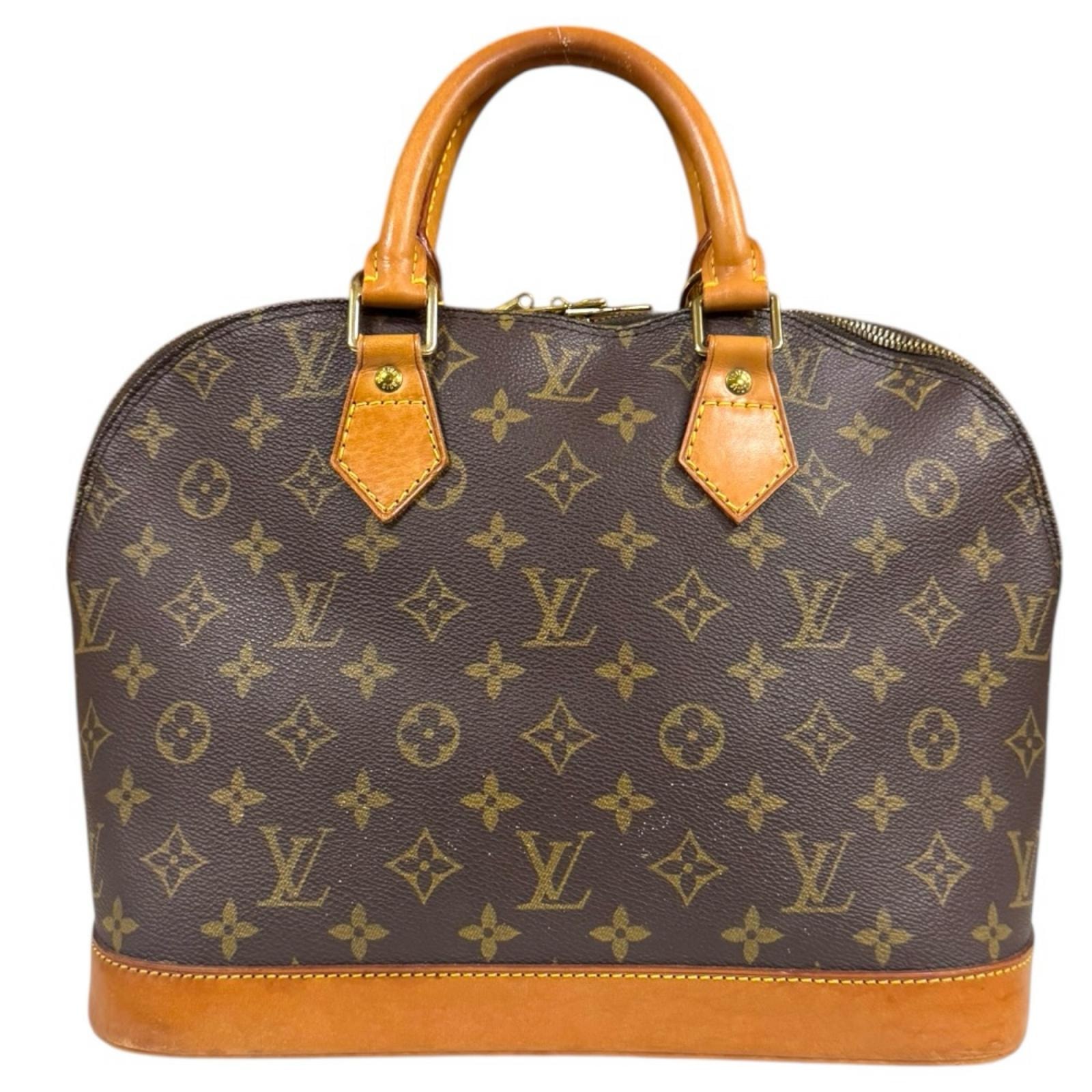 ルイヴィトン アルマ モノグラム ハンドバッグ モノグラムキャンバス M51130 ブラウン レディース LOUIS VUITTON 中古