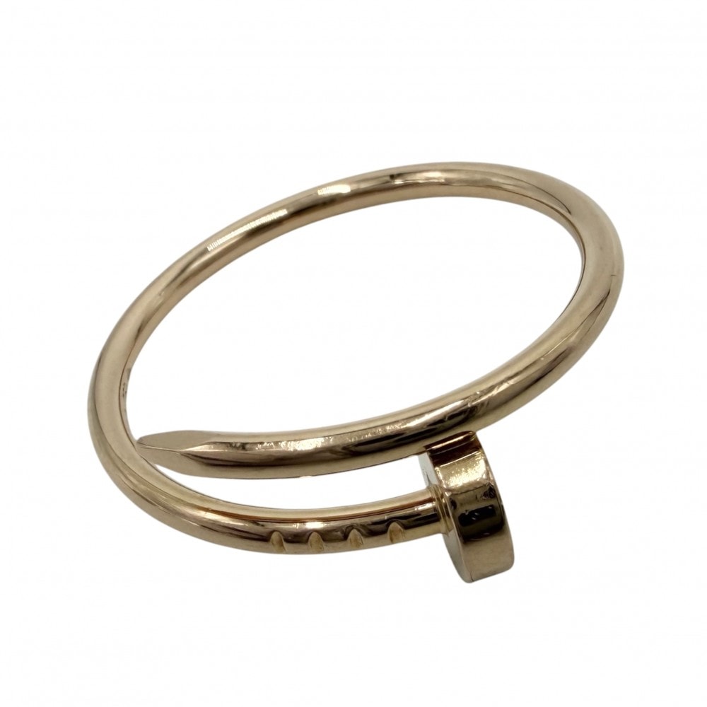 CARTIER カルティエ 指輪 ジュストアンクル リング ジュエリー 釘 アクセサリー Au750 18金PG 63サイズ  K18ピンクゴールド    約21号 メンズ 約3.9g【中古品】