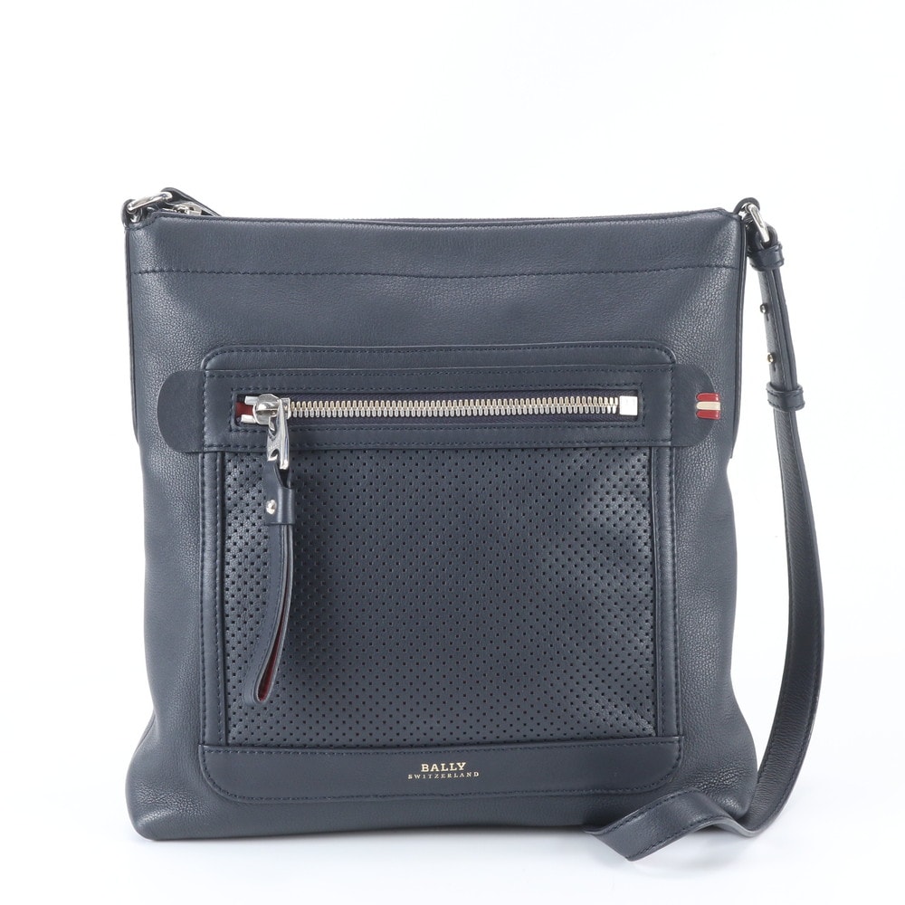 A (未使用に近い)】【中古】バリー BALLY レザー ブリーフケース