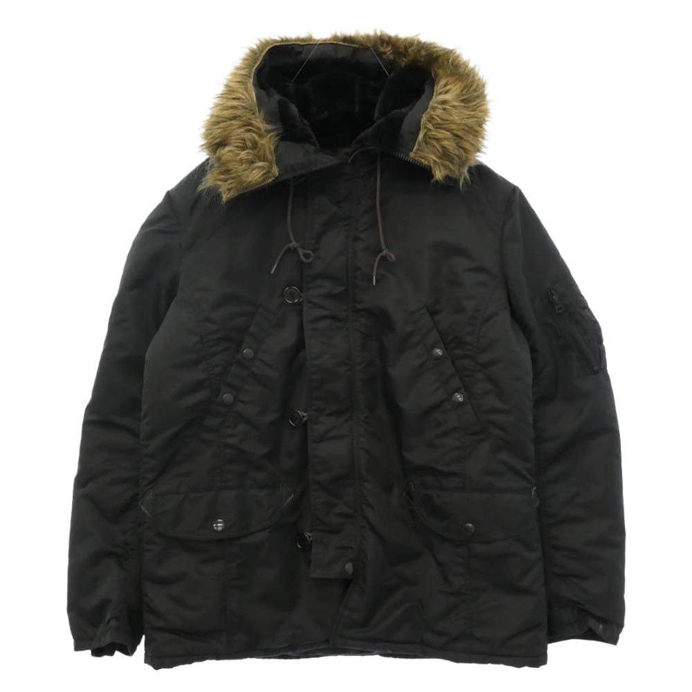 Buzz Rickson's バズリクソンズ UC12802 UNITED CARR ユナイテッド カー WIND PROTEX NYLON N-3B フライト ジャケット ブラック系 XL【中古】