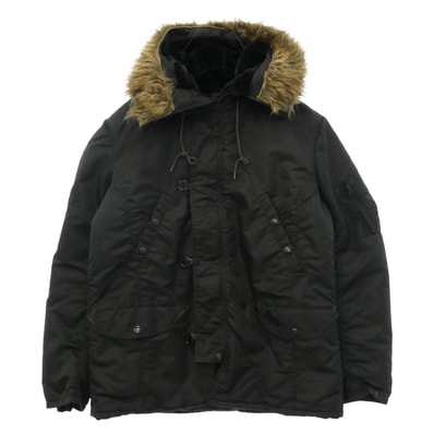 Buzz Rickson's バズリクソンズ UC12802 UNITED CARR ユナイテッド カー WIND PROTEX NYLON N-3B フライト ジャケット ブラック系 XL【中古】