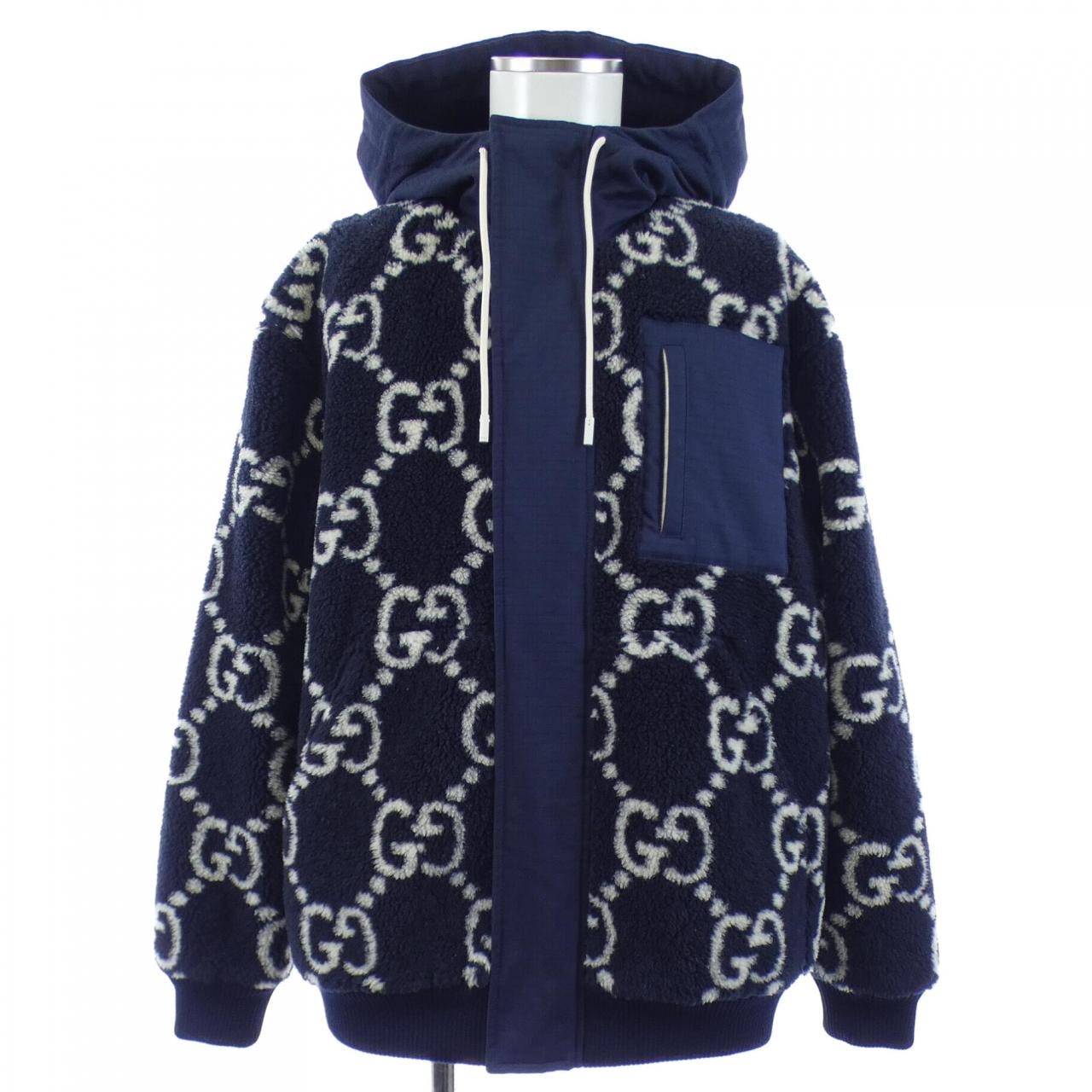 グッチ GUCCI GGジャガードボアジャケット GGパターン 771121 XJF4D ブルゾン