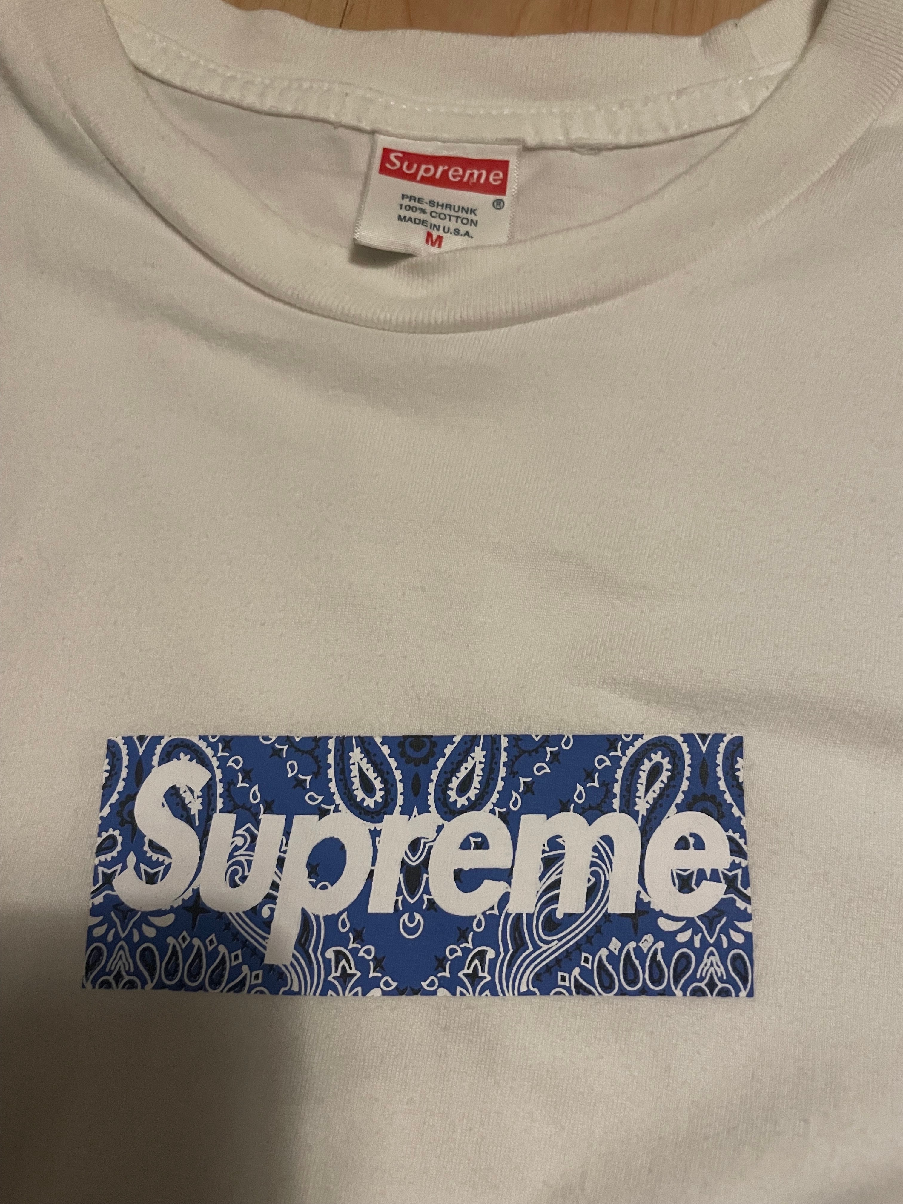 Supreme Bandana Box Logo Tee "White"