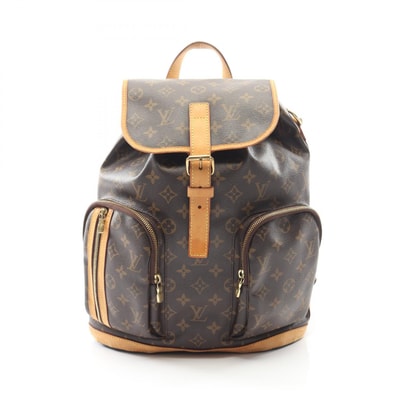 ルイ・ヴィトン LOUIS VUITTON サックアド ボスフォール リュックサック バックパック バッグ PVCコーティングキャンバス レザー モノグラム レディース ブラウン系 M40107 【中古】