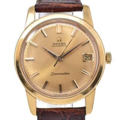 オメガ OMEGA 166.009 ヴィンテージ シーマスター Cal.565 K18YG 自動巻き メンズ 良品 Y#146223