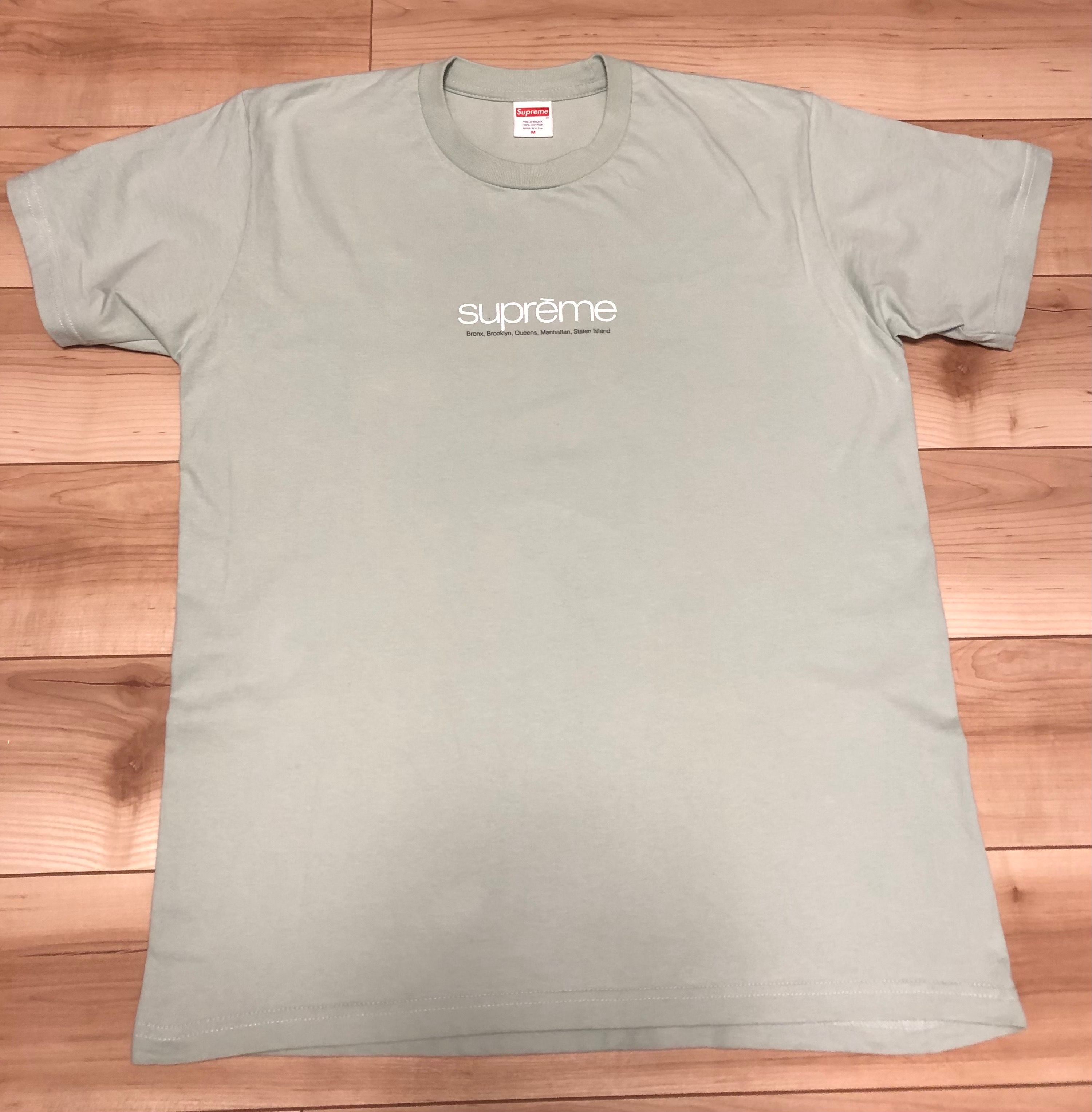 Supreme Five Boroughs Tee "Pale Aqua"