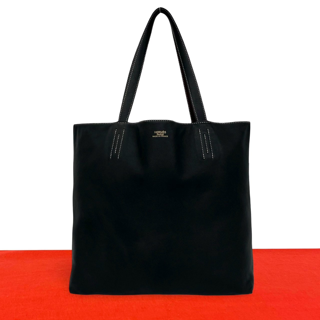 HERMES エルメス ドゥブルセンス 36 シッキム トートバッグ ブラック
73980