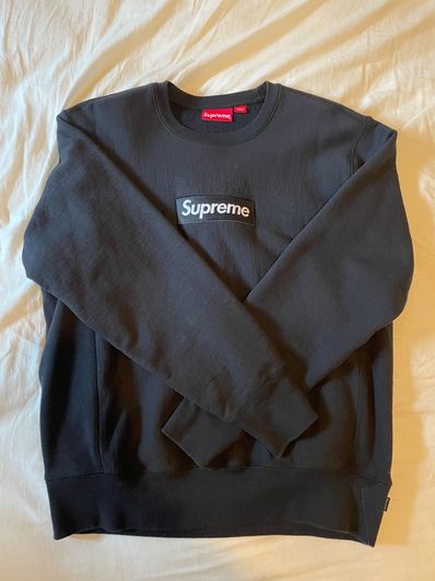 Supreme Box Logo Crewneck Sweatshirt "Black" (18FW)