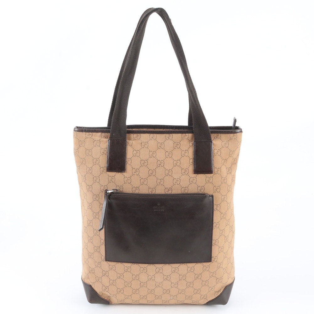 ■美品 グッチ GGキャンバス 28892 トート バッグ