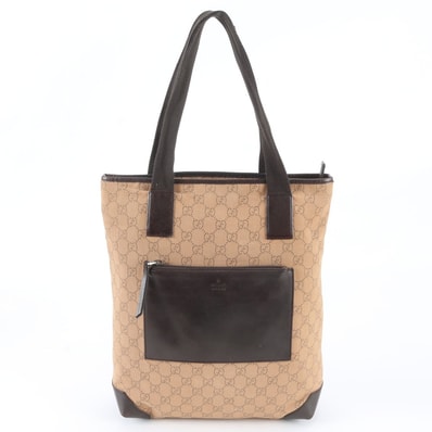 ■美品 グッチ GGキャンバス 28892 トート バッグ