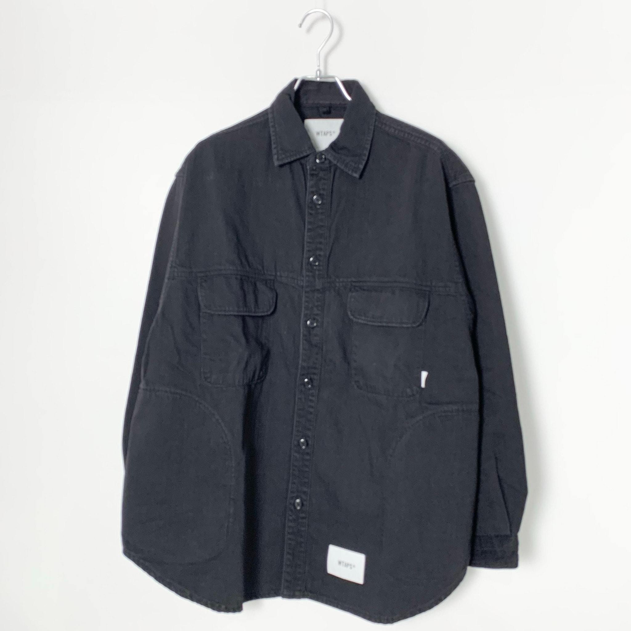 Wtaps Long-Sleeve Denim Shirt Jacket"Black"