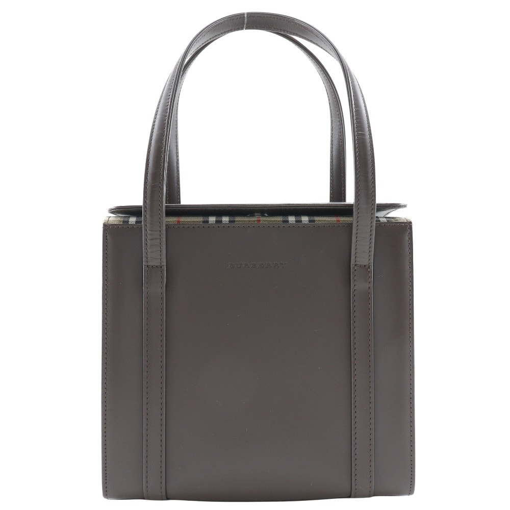 バーバリー ボックス ノバチェック レディースハンドバッグ