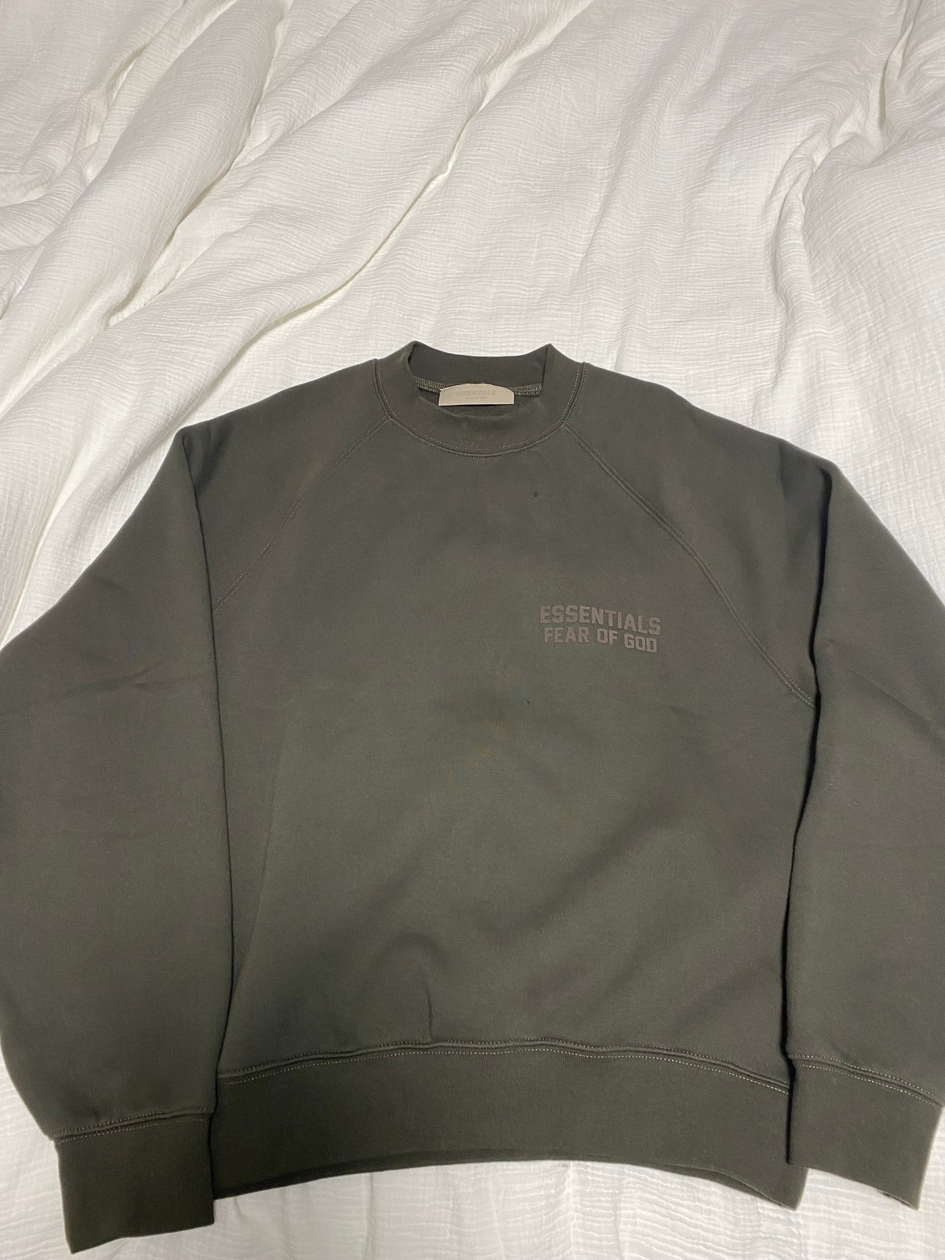 FEAR OF GOD ESSENTIALS Crewneck Sweatshirt "Off Black"