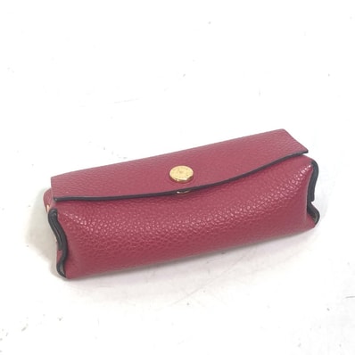 ルイヴィトン LOUIS VUITTON ポシェット リヴェットPM M61486 印鑑ケース ポーチ リップケース 小物入れ レザー ピンク