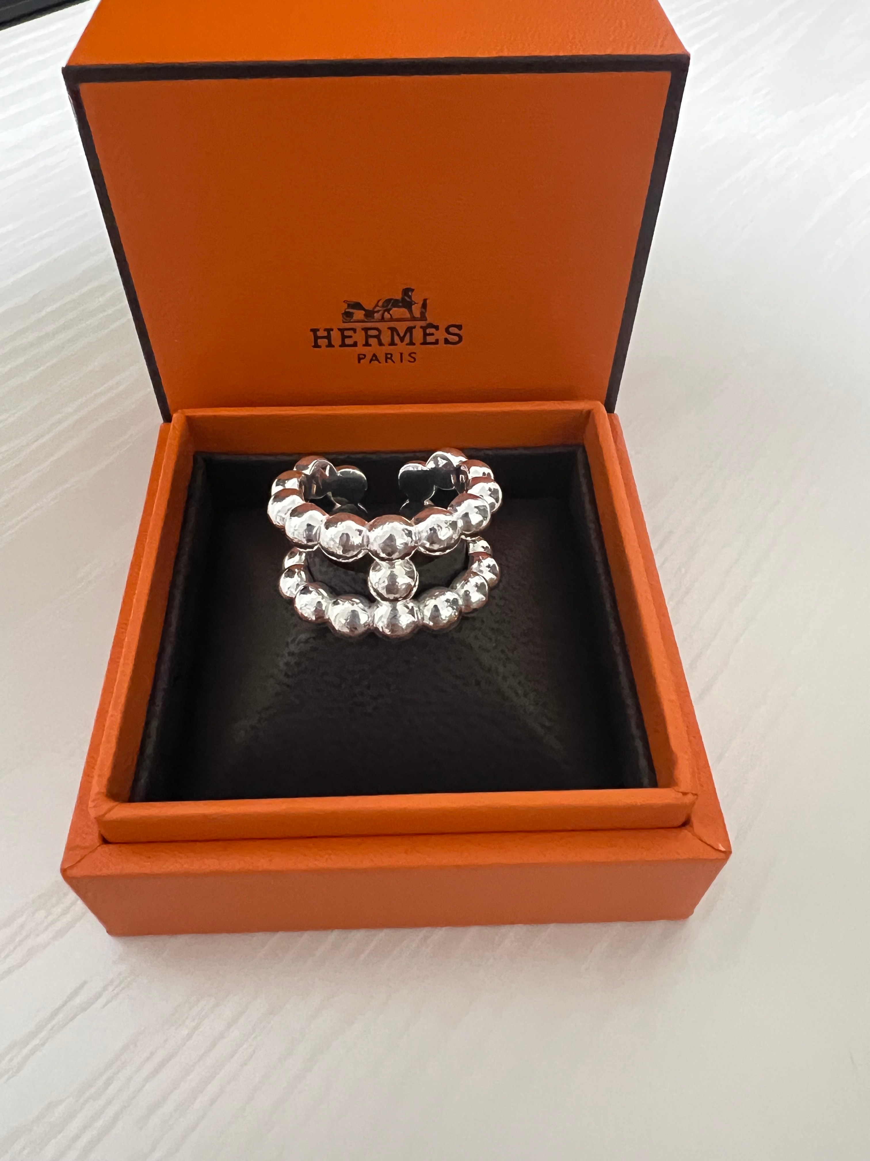 Hermes Chaine D'Ancre Parade Ring "Silver"